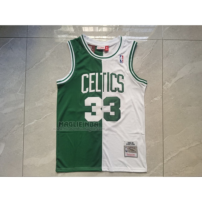 Maglia
 Larry Bird NO 33 Boston Celtics Mitchell & Ness Split 1985-86 Bianco
 Verde
